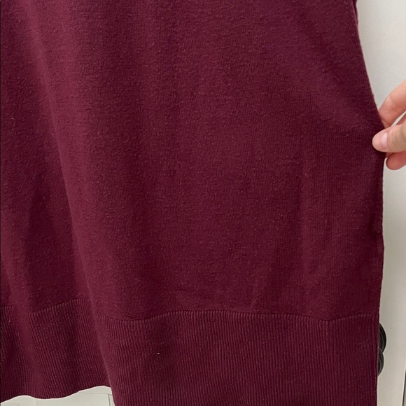 LOFT Plus Rich Burgundy Turtle Neck Sweater Dress - Size 16/18 - Picture 16 of 16
